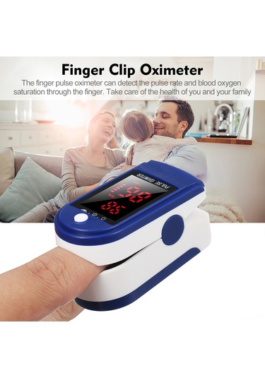 Xindoker Parmak Ucu Nabız Oksimetresi - Spo2 Ve Nabız Hızı Ölçer, Lcd Ekranlı, Ev Ve Seyahat Kullanıma Uygun, Pil Dahil Değil
