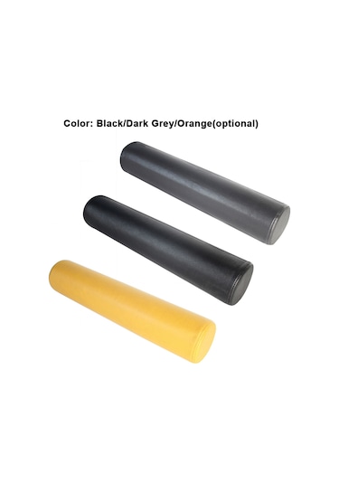 Geeksen Yastık Boyun Ve Bel Ağrısı İçin Hafıza Köpüğü Silindir Yastık - Yıkanabilir Kılıflı Koyu Gri