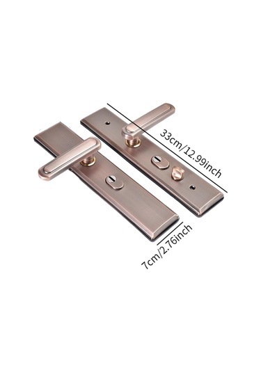 Suntek Paslanmaz Çelik Kapı Kolu Sağlam Kahverengi