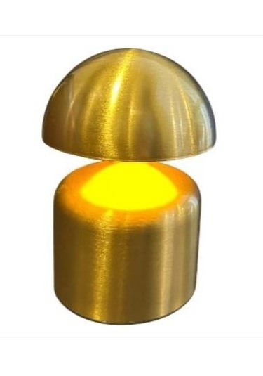 Mini Mantar Masa Üstü Led Gold