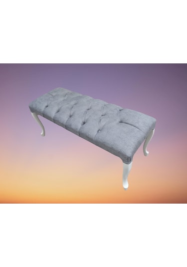 Berjer Çay Set Kayın Lüken Aslan Iskelet Parlak Beyaz Kapitone Dö Abanoz - Beyaz