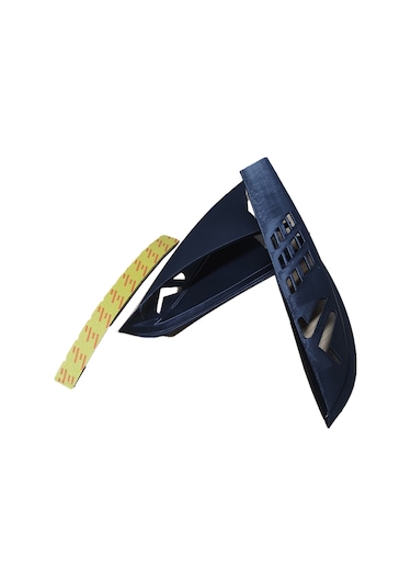 Motospartan Kask Boynuzu Siyah Yarışçı Tipi