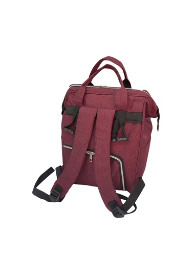Nenny Baby Anne Bebek Bakım Sırt Çantası Bordo Bordo