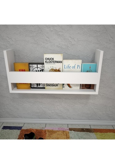 Emkawood Emkawood Dream Montessori Asma Kitaplık Beyaz