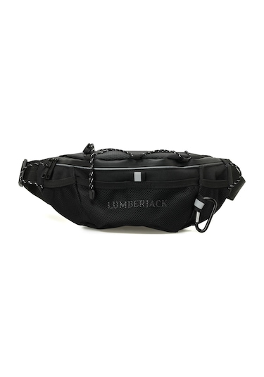 Lumberjack Reflector Black Waıst 5pr Siyah Unisex Bel Çantası Siyah
