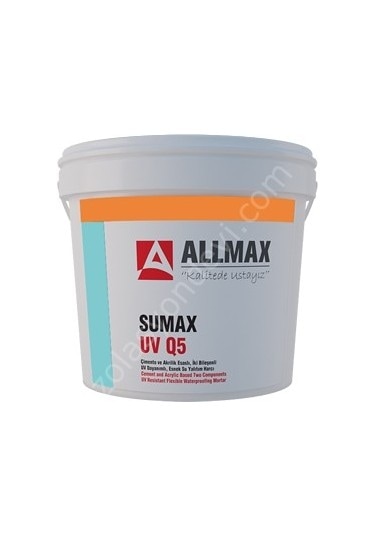Allmax Sumax Uv Q5 Elastomerik Reçine Esaslı, Uv Dayanımlı,