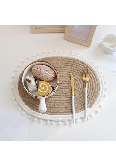 Homyl Tatil Festivali Fotoğraf Sahne Için Coaster Beyaz-oval Beyaz Oval Beyaz