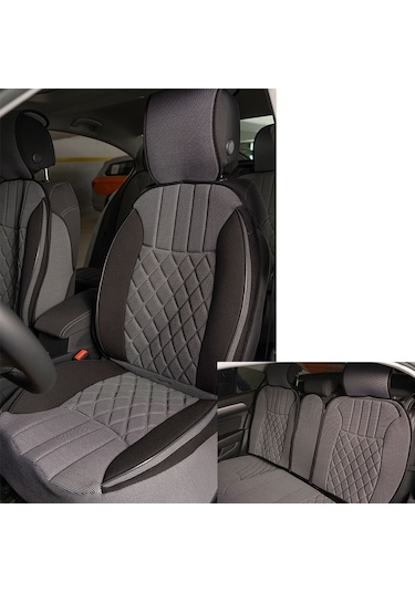 Space Elegance 5'li Set Minder Gri-Siyah / KLMNY543