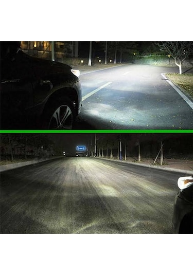 C6 Şimşek Etkili Led Xenon H3 Zenon Far Ampül Beyaz Ve Deli Mavi 437785477