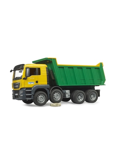 Bruder Man Tgs Çöp Kamyonu Sarı Yeşil Br03766
