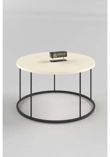 Orta Sehpa Ve Zigon Sehpa Terra Set Krem