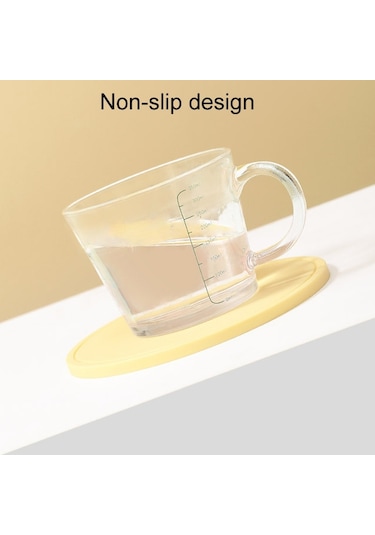 Sones Ev Yuvarlak Isı Yalıtım Matları Mutfak Yüksek Sıcaklığa Dayanıklı Silikon Ped, Renk: Tencere Ped Yeşil Diğer