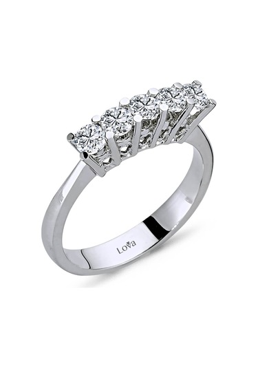 Lova G Renk 0,60 Karat Pırlanta Beştaş Yüzük - 1030129