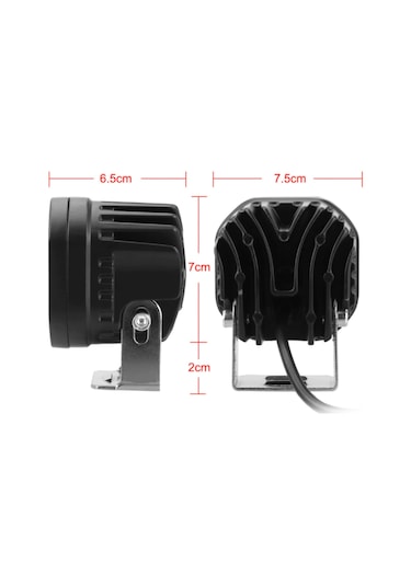 Sis Lambası Off-road 4 Led 12-32v 40w Tek Ürün Sarı