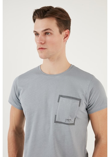 Buratti Erkek T Shirt 541rework Açık Gri Açık Gri