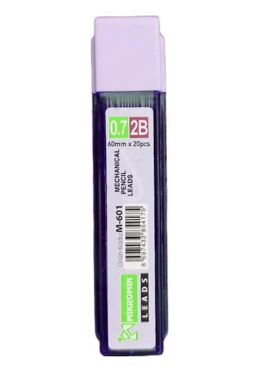Mikro M-601 2b 60 Mm 0.7 Kalem Ucu 24 Tüp Pastel Renkler