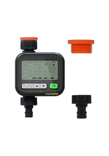 Otomatik Bahçe Sulama Zaman Saati Lcd Ekran-digital Progranabilir
