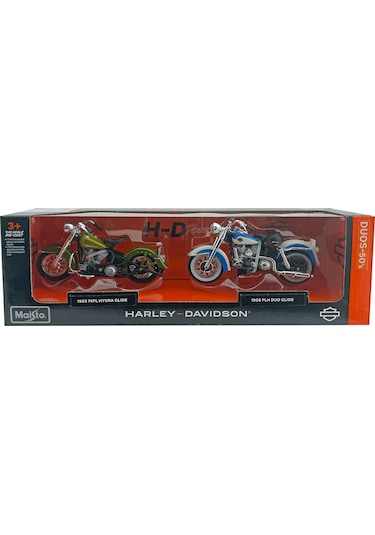 1/18 Harley-davidson İkili Motorlar 50'ler