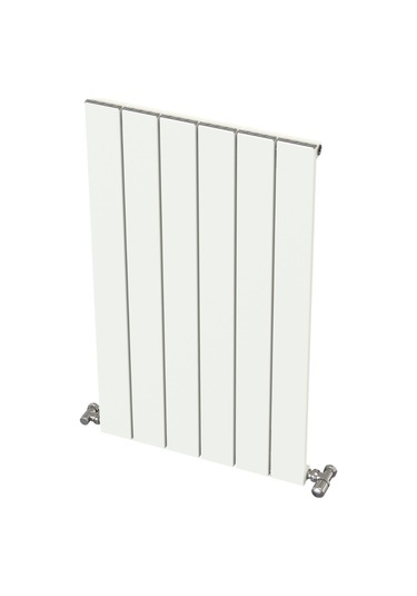 Alüminyum Radyatör 100x54 6 Dilim Kırık Beyaz Ral9010 Hestia