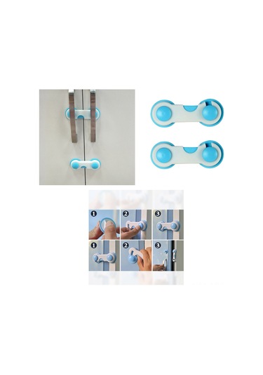 Monyee Çocuk Güvenliği Seti: 6 Dolap Kilit, 10 Köşe Koruyucu, 16 Prizi Koruyucu, 6 Kapı Tokatçısı - Çocukları Çok Yönlü Koruma Çok Renkli