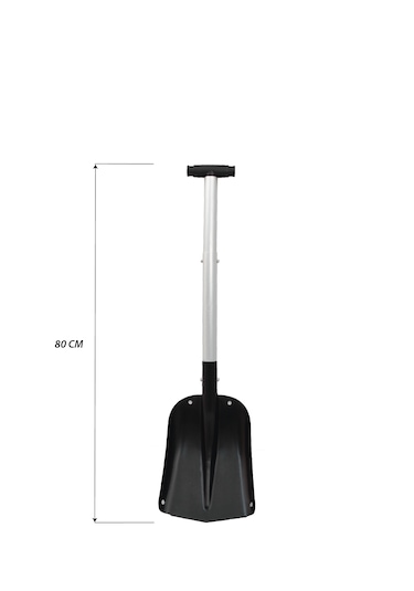 Campout Ultralıght Kamp Küreği Gri - Siyah