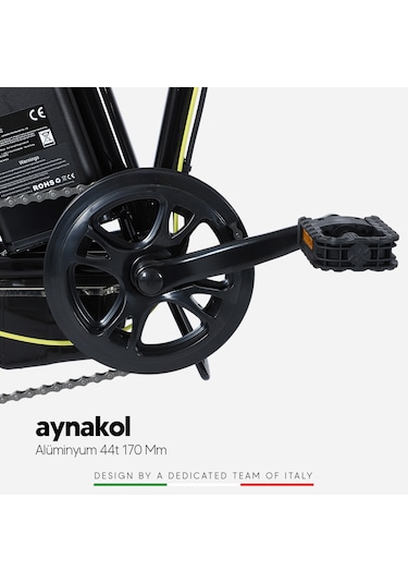 Strada Cycles E-bro HD Fat Bike Katlanabilir 20 Jant Elektrikli Bisiklet