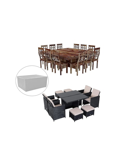 Kuzeyoto Bahçe Mobilya Masa Sandalye Su Geçirmez Büyük Boy Koruma Örtüsü Diğer