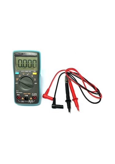 Toolfıx Tf-101 Işıklı Dijital Multimetre Ölçü Aleti True Rms