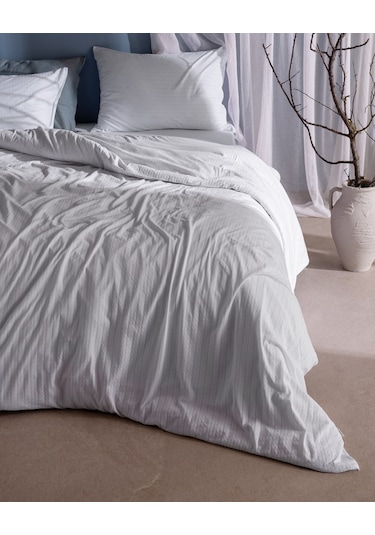 Madame Coco Marlene Tek Kişilik %100 Pamuk Penye Lastikli Nevresim Takımı - Beyaz 8684427198902 Beyaz