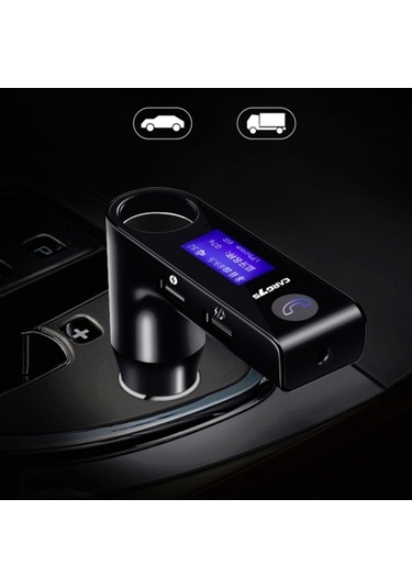 Sones G7s Araç Eller Serbest Bluetooth Mp3 Çalar Fm Verici, Lcd Ekranlı