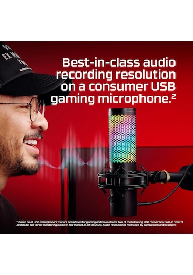 Hyperx Quadcast 2 S Rgb Oyuncu Mikrofonu
