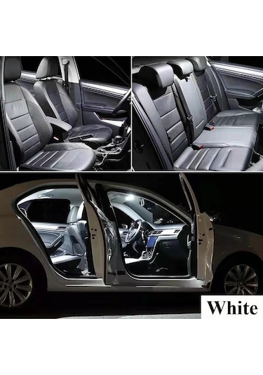Mercedes Benz W168 W169 W176 W245 W246 A B Araba Iç Led Lambası Canbus 6000k White B Class W246 -11pcs 1 Piece Set