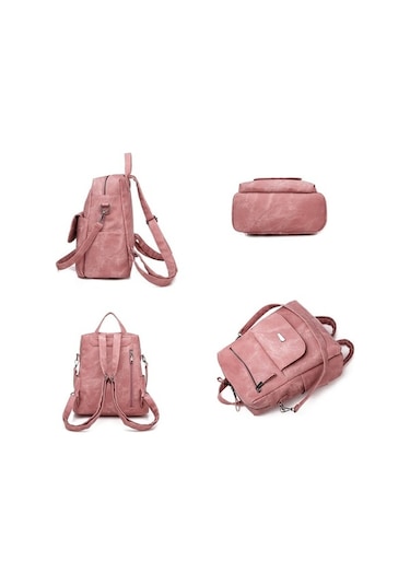 Maoyaya Zhenli Kadın Sırt Çantası Zl0290 - Mavi Renkli Siyah