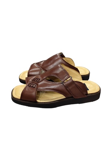 Güvener Büyük Numara Erkek Terlik Kahverengi