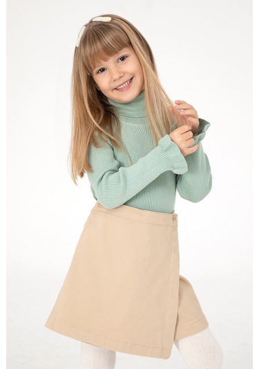 U.s. Polo Assn. Kız Çocuk Su Yeşili Kazak /triko 50297166-vr048 Su Yeşili