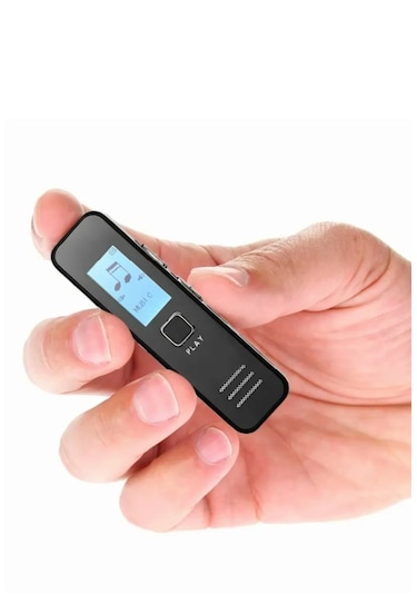 Kingboss Kb60 Dijital Mini Ekranlı 32gb Ses Kayıt Cihazı Mp3 Çala