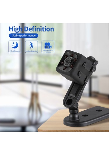 Skycity Sq11 Siyah Mini Kamara - 720p/1080p Seçenekli, Gizli Ir Gece Görüşü, Hareket Algılama, 32gb Destekli Dışarıda Kullanım Dv