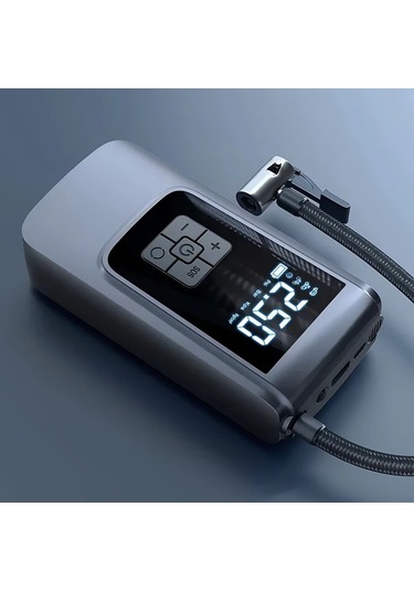 Willowhaven Kablosuz Taşınabilir 150psı Led Ekranlı Şarj Edilebilir Araba Motosiklet Bisiklet Lastik Pompası