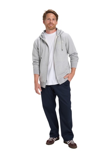 Quıksılver Zıp Hood Chest Logo 6494 Gri