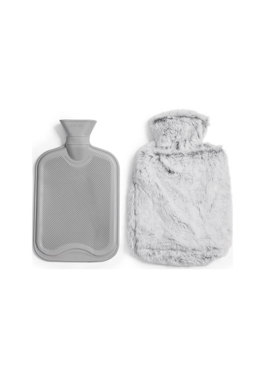 Dongjing 2000ml Sıcak Su Torbası, El Cebi İle Çıkarılabilir Gri