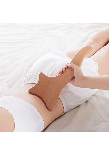 Ahşap Lenf Drenaj Aleti Gua Sha Masaj Aleti Ahşap Terapi Masaj Aleti Sırt, Kollar Ve Bacaklar İçin Selülit Karşıtı Masaj Aleti Çok Renkli