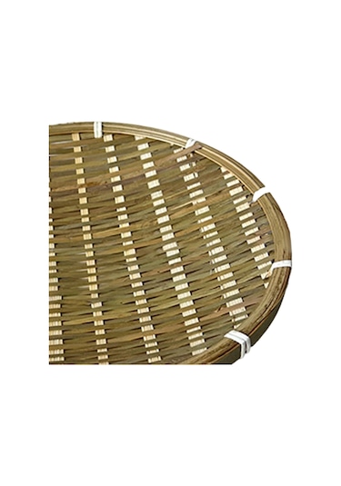 Suntek Parti Bahçe Için Bambu Sepet Tepsisi 30 CM