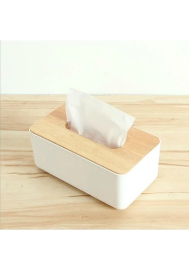 Fs-ahşap Doku Kutusu Peçete Tutucu Kapak Tuvalet Kağıdı Mendil Durumda Katı Basit Şık Ahşap Ev Araba Mendil Organizatör Konteyner