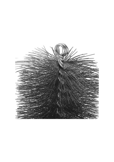 Yaleker Çelik Tellerden Yapılmış Baca Temizleme Fırçası, Korumalı Kaplama, 1 Adet, 170mm Uzunluk, Kireç Ve Kir Giderici, Kolay Montajlı