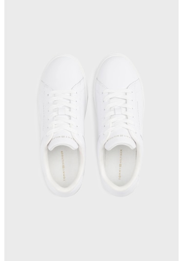 Tommy Hilfiger Bayan Ayakkabı Fw0fw08320 Ybs Beyaz Beyaz