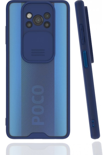 Nettech Xiaomi Poco X3 Nfc Uyumlu Platin Kamera Kızaklı Arka