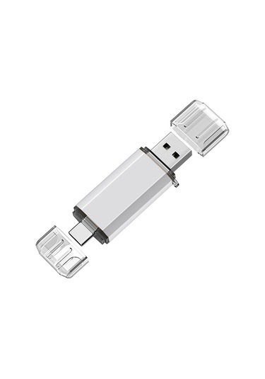 U Disk 128g Mobil Bilgisayar Çift Amaçlı 64g Döner Beyaz