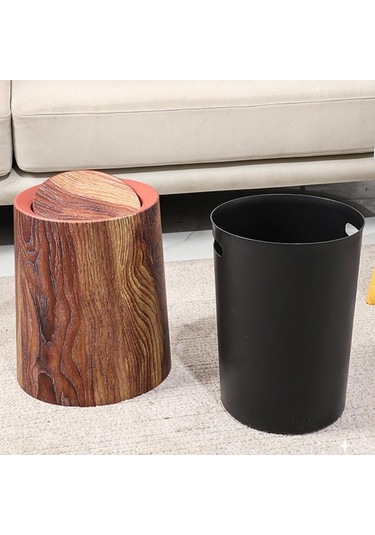 Pazly Yatak Taklit Suntek Retro Kutusu Konteyneri Kahverengi Çöp Ahşap 13l Nc Kahverengi