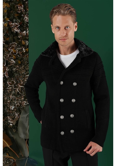 02 Slim Fit Siyah Spor Kaban Siyah