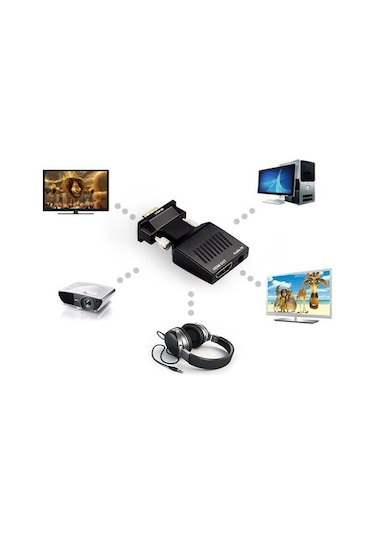 Onten Otn-7508 Vga To Hdmi Dönüştürücü Adaptör